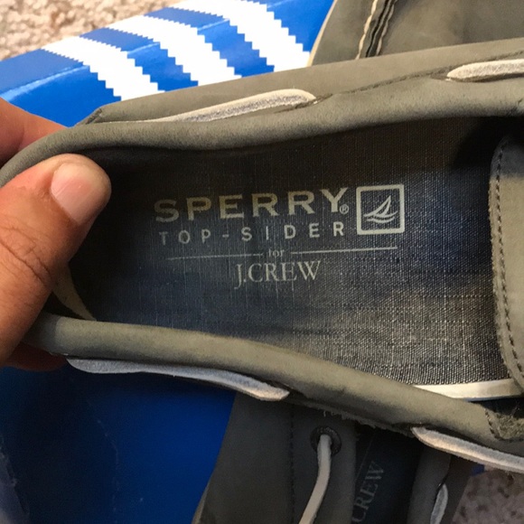 J crew for sperry top-sider boat shoes - Picture 2 of 3